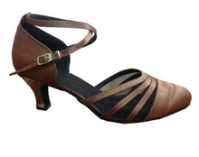 Wholesale Women Brown Satin Ballroom LATIN Dance Shoes SALSA  Dance Shoes Salsa Dancing Shoes ALL SIZE 2024 - buy cheap