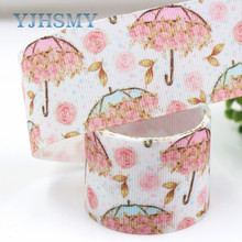 YJHSMY I-181106-139,10yards/lot,38mm Cartoon flower Ribbons Thermal transfer Printed grosgrain,Gift wrapping DIY materials 2024 - buy cheap