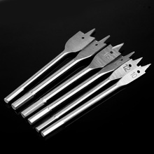 6pcs/set 10-25mm Flat Drill Long High-carbon Steel Wood Flat Drill Set Woodworking Spade Drill Bits Durable Woodworking Tool Set 2024 - buy cheap