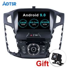 Aotsr Android 9.0 GPS navigation Car DVD Player For Ford Focus 2012-2018 multimedia 2 din radio recorder Free reverse camera 2024 - buy cheap