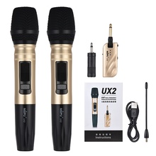 Wireless Microphone UHF Dual Frequency Handheld Mic System for Business Meeting Speech Karaoke Microphone 2024 - buy cheap