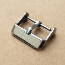 100PCS/Lot Watch Buckle 304 Stainless Steel Watch Buckle Smooth Polish With Spring Bar 10mm 12mm 17mm 19mm 21mm 24mm 2024 - buy cheap