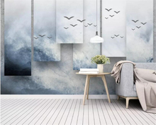 beibehang Custom wallpaper creative high quality 3d ink landscape TV background wall paper home decoration 3d wallpaper tapety 2024 - buy cheap