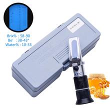 yieryi RHB-90ATC Brix/Be'/Water 3 in 1 Honey Refractometer Bees Sugar Food 2024 - buy cheap