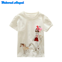 2019 New Fashion Cartoon 100% Cotton Short Sleeve Children Clothing Kids T-shirts 1-6 Years Boys Girls Tshirts Baby Clothes 2024 - buy cheap