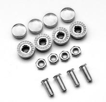 16X Car License Plate Bolts Frame Chrome Screws for Mazda CX-7 Volvo XC60 XC90 V70 S80 S60 2024 - buy cheap