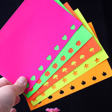 Pegatina colorida hecha a mano para niños, Material educativo DIY, álbum de recortes, tarjeta de papel en relieve para perforaciones para álbumes de recortes 2024 - compra barato