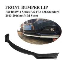 Front Bumper Lip Spoiler Apron For BMW 4 Series F32 F33 F36 Standard 2013-2016 Not For M Sport FRP Black Unpainted 2024 - buy cheap