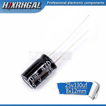 20PCS Higt quality 25V470UF 8*12mm 470UF 25V 8*12 Electrolytic capacitor hjxrhgal 2024 - buy cheap