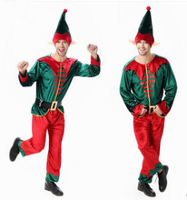 Disfraz de Papá Noel verde para hombres, traje de espíritu de santa claus de Navidad, Disfraces de halloween para hombres 2024 - compra barato