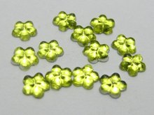 1000 lawn green Blue Acrylic FlatBack Mini Flower Gems Rhinestones 4mm 2024 - buy cheap