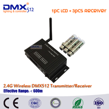 Receptor y transmisor inalámbrico DMX512, pantalla LCD de 2,4 Ghz, controlador inalámbrico DMX para escenario, Wifi, envío gratuito con DHL 2024 - compra barato