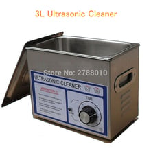 3L Ultrasonic Cleaner Watch/ Glass/ Cleaning Machine Detal Washer with Stainless Steel Basket PS-20T 2024 - buy cheap