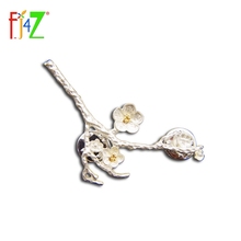 Newest Fashion Designer Elegant Silver Plum blossom Flower Branches Brooches Pins Accessories For Women alfileres broches 2024 - buy cheap