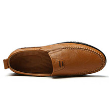 Летняя мужская обувь; повседневные Роскошные брендовые итальянские мужские лоферы из натуральной кожи; Мокасины без шнуровки; Мужская обувь для вождения; большие размеры 2024 - купить недорого