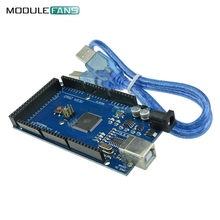 Плата для Arduino, совместимая с моделями CH340G, CH340, ATMEGA 2560, R3, Mega2560, R3, ATMEGA2560 2024 - купить недорого