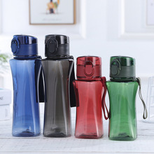 Botellas de agua deportivas, 400/600ml, 4 colores, mezclador de proteínas, senderismo, viaje, plástico, libre de BPA 2024 - compra barato
