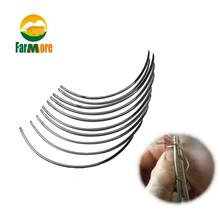 10 Pcs Veterinary Suture Needle Surgical Needle Pig Cattle Sheep Poultry Beast Medical Tool Veterinary Equipment Livestock Tools 2024 - buy cheap