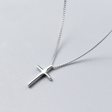 MloveAcc Classical Cross Necklaces & Pendant Real 925 Sterling Silver Necklace Jewelry Best Friend Gifts 2024 - buy cheap