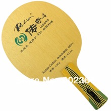 Ракетка для настольного тенниса Palio Legend-4 (легенда 4) 5 деревянная + 2 арилата-карбоновая (OFF +) ракетка для пинг-понга 2024 - купить недорого