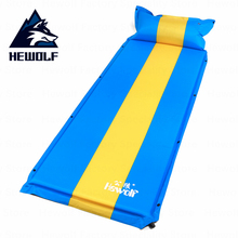 Hewolf Inflable Camping Mat One Person Automatic Inflatable Splicing Camping Mat Comfortable Portable Picnic Mat Sleeping Mat 2024 - buy cheap