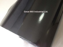 High Gloss 5D Carbon Fiber Vinyl Wrap Film With Air Release Glossy Carbon 5D Black Car Wrapping Like Real Carbon 1.52*20M/Roll 2024 - buy cheap