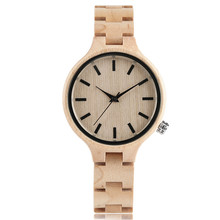 Stylish Watches Women Clock Wooden Chain Strap Pretty Luxury Maple Bangle Japanese Movement Watch Retro Reloj Hombre Relogio 2024 - buy cheap