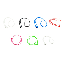 1 pçs anti lost cinta laço corda para vagens de ar cabo silicone cabo fone de ouvido cinta para apple airpods cor aleatória 2024 - compre barato