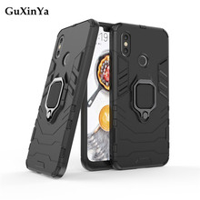 Casos de Telefone Para Xiao mi mi 8 Guxinya Caso Armadura De Luxo Anel Magnético Capa Para Xiao mi mi 8 Capa 6.21 "Capa Para Xiao mi mi 8 Fundas 2024 - compre barato