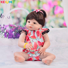 Keiumi-bonecas reborn, modelo especial para meninas, brinquedos para aniversário, tamanho 57 cm 2024 - compre barato