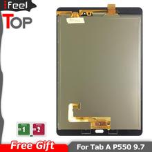 Tela lcd sensível ao toque para substituição, display tab, 9.7 polegadas, para samsung galaxy tab p550, p555 2024 - compre barato