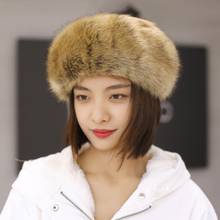 Winter Men Women Thick Hot Warm Hat Casual Soft Faux Fox Fur Cap Fashion Fluffy Furry Ski Ear Warmer Russian Bomber Hats 2024 - buy cheap