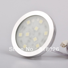 LED Puck Under Cabinet  Down Light 9leds SMD5050 12v 1.8W Thin High Bright  Low Heat 120LM 5pcs/lot 2024 - buy cheap