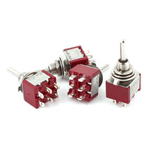 4 Pcs AC 250V 2A 120V 5A Momentary ON/OFF/ON 3 Position 6 Pins DPDT Toggle Switch 2024 - buy cheap