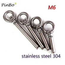 2PCS/lot  M6 10lot+ discount 20%  Stainless steel Sleeve Anchor eye bolt expansion screw rings Expansion Bolts Ring 2024 - buy cheap