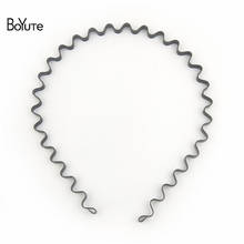 BoYuTe Retail 1 Piece Metal Black Hair Band Hairband New Style Black Color Metal Headband 2024 - buy cheap