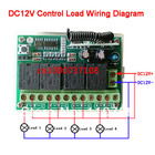 NEW ! Learning Code 315MHz DC 12V 10A 4CH Wireless Remote Control Switch System factory Sell Directly - photo 2026 NEW ! Learning Code 315MHz DC 12V 10A 4CH Wireless Remote Control Switch System factory Sell Directly - photo 2026
