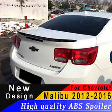 For Chevrolet Malibu 2012 2013 2014 2015 2016 Spoiler High Quality ABS Primer or Any Color Car Rear Spoiler for Malibu 2024 - buy cheap