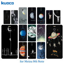 Phone Case For Meizu M6 Note Space Moon Pattern Silicone For Meilan M6 Note Back Cover for Meizu M6 Note/Blue Charm Note 6 funda 2024 - buy cheap