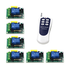 AC 220 V 30A 1CH Sem Fio RF Sistema de Comutação Controle Remoto, 315/433 MHZ 6CH Transmitter & 6 X Receivers, Momentary/Alternar SKU: 5519 2026 - compre barato