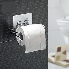 Montado na parede de aço inoxidável rolo de papel higiênico suporte de metal cromado rack de cozinha banheiro de parede de papel rack de toalha barra de toalha 2024 - compre barato