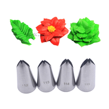 Medium Leaf Tips Stainless Steel Icing Piping Nozzles Cake Decorating Pastry Tip Sets Cupcake Tools Bakeware 2024 - buy cheap