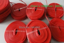 25x10000mm 800W 220V High quality flexible Silicone Heating belt heat tracing belt Silicone Rubber Pipe Heater waterproof 2024 - buy cheap