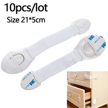 5Pcs/10pcs Creative baby safety Lock Plastic Drawer Door Toilet Cabinet Cupboard Safety Locks baby protection child newborns 2024 - buy cheap