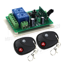 Interruptor de sistema de controle remoto sem fio rf 2016 mhz/315mhz 12v 2ch, 2 transmissores + 1 receptor para casa inteligente sku: 433
