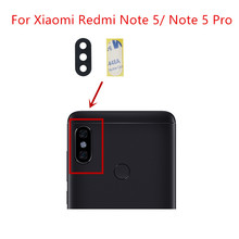 2pcs for Xiaomi Redmi Note 5/ Note 5 Pro Camera Glass Lens Back Rear Camera Glass Lens Replacement Repair Spare Parts with Glue 2024 - buy cheap
