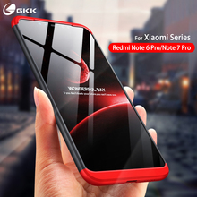 GKK for Xiaomi Redmi Note 8 pro Case 360 Full Protection Anti-knock&proof Hard Matte Case for Redmi note 8 pro Cover Fundas 2024 - buy cheap