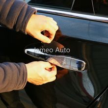 Защитная пленка для ручки автомобильной двери, стикер на запястье для Skoda Octavia 2 A5 A7 Kodiaq Rapid Fabia Superb Yeti для Seat Ibiza Leon 2024 - купить недорого