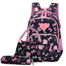 3Pcs/set School Bags children backpacks For Teenagers girls Lightweight waterproof school bags child orthopedics Kids schoolbags 2024 - buy cheap