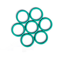 2 piezas 3,5mm diámetro del alambre 82mm-130mm diámetro exterior sello de fluoruro anillos O FKM O -anillo de sellado de arandela de alta temperatura verde 2024 - compra barato